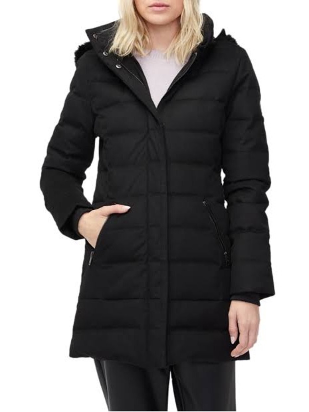 UGG Women's Celeste Wool-Blend Puffer Coat Size Large